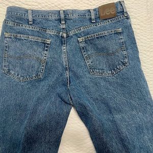 👖Men’s 40x30 Regular Fit dark blue jeans